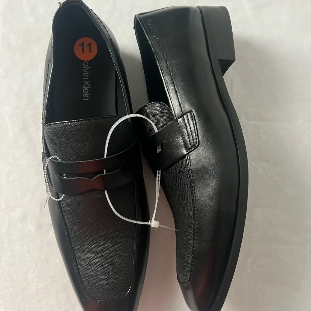 Calvin Klein Classy‎ Black Men's Shoes, Size 11, Brand New